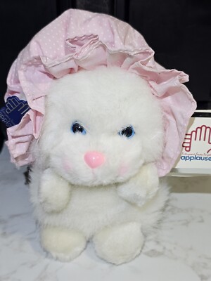 Carley The Kitten Pink Bonnet Applause Stuffed Animal Plush Toy FAST SHIPPIN