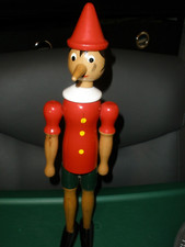 PINOCCHIO - By Mastro Geppetto Italy - Wooden Articulated Toy Doll 10 Disney
