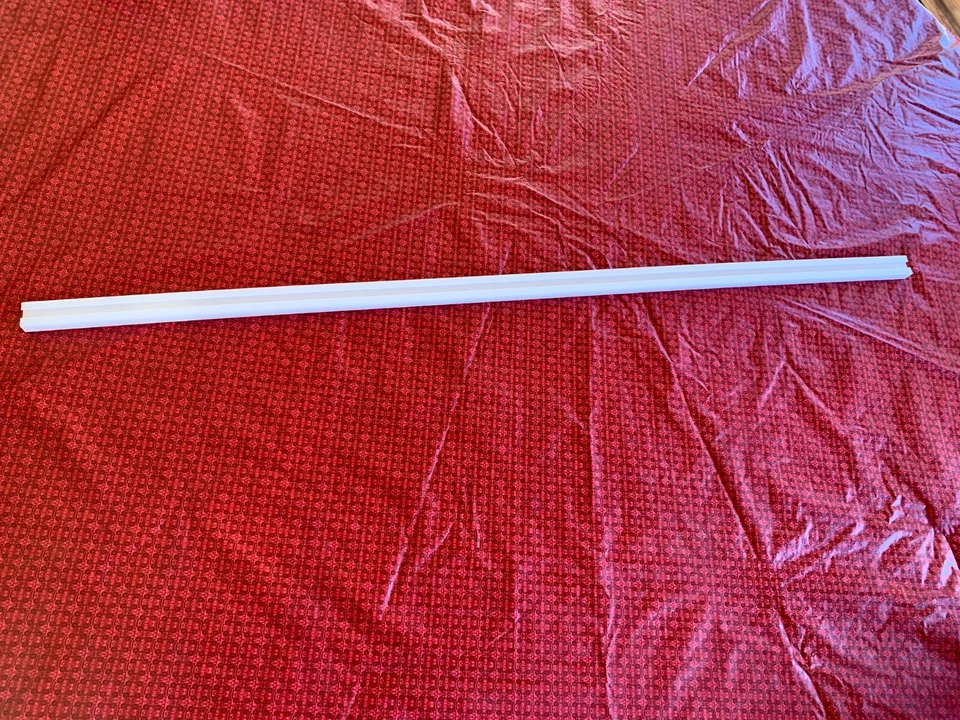 1 par de diapositivas blancas Mercury 1972-1976 modelos Sno-Twister/Trail Twister Foto 3 de 4