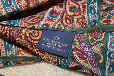 プラム HONEY Silk Accent Scarf 9x52
