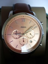 Image of Gents Fossil Neutra Watch FS5982 Chapagne Rose Dial