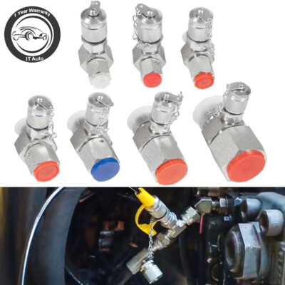 Hydraulic Swivel Run Tees Hydraulic Tee Connector Tester Tee Coupling Set JIC37 