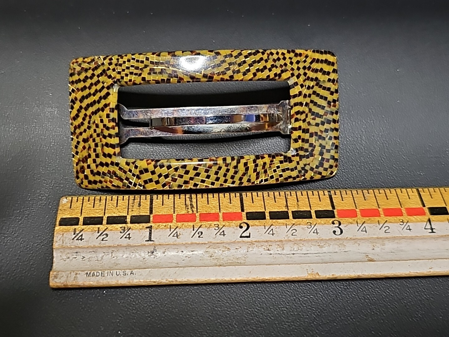 French Amie Rectangular Medium Acetate Handmade O… - image 6