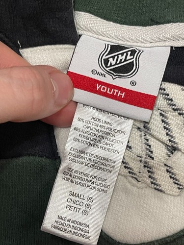 NHL Hoodie, Youth Boy's Size Small, NHL Minnesota Wilds Hockey - Picture 8 of 11