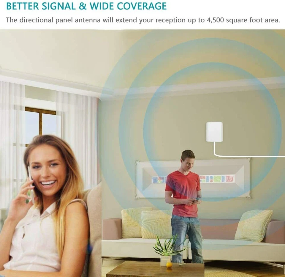 5G 4G LTE AT&T Verizon 700/850MHz Cell Phone Signal Booster Kit Band 12/13/17/5 - Image 4 of 4