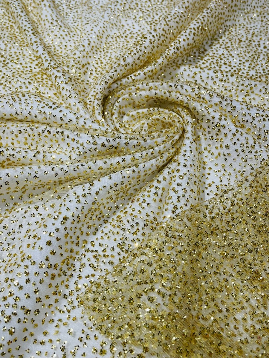 green emerald velvet dress Sparkle Glitter Sequin Embroidered Tulle Fabric By The Yard main image 1