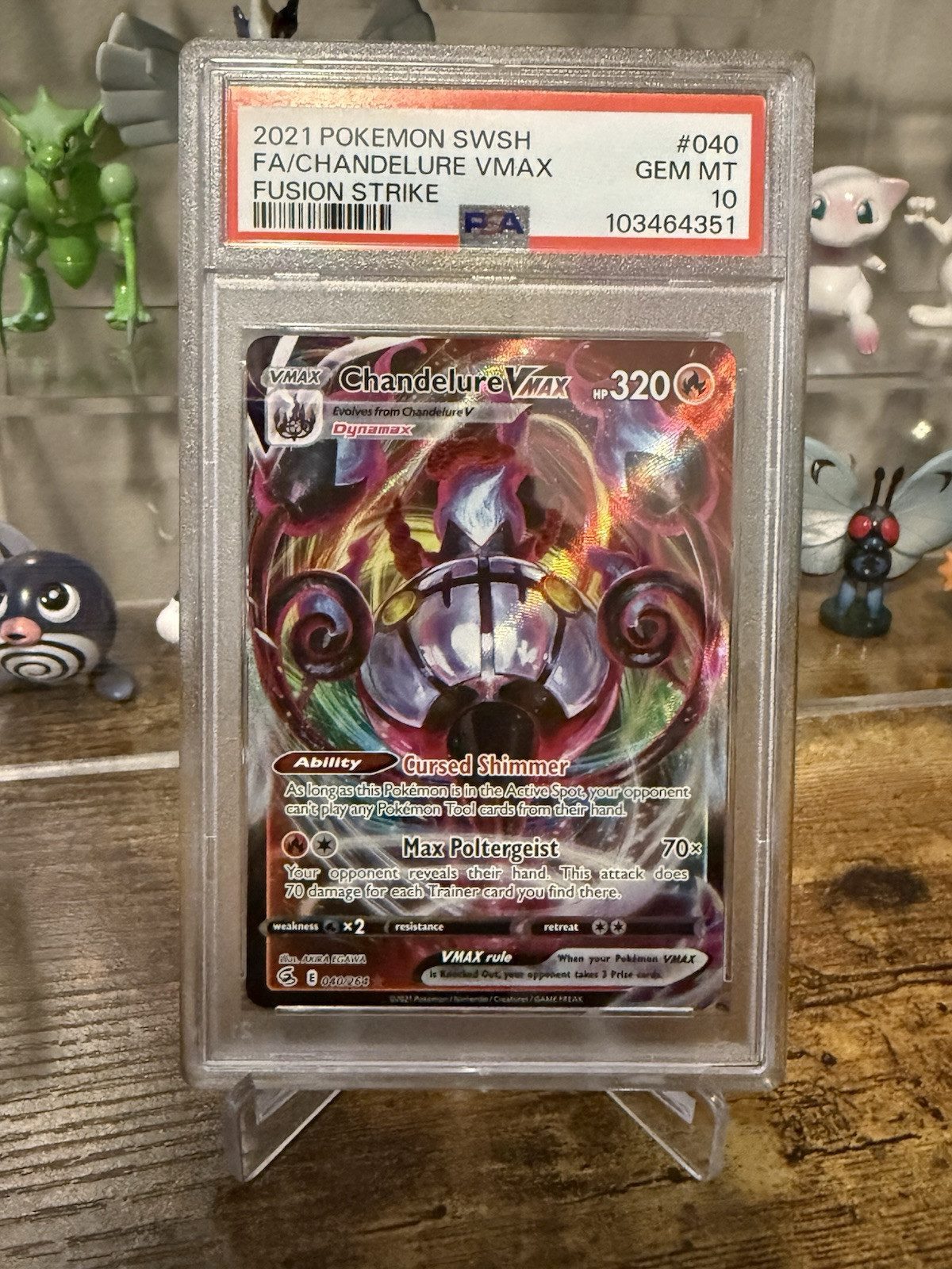 Chandelure VMAX 2021 Sword & Shield: Fusion Strike #040/264 Chandelure VMAX 2021 Sword & Shield: Fusion Strike #040/264