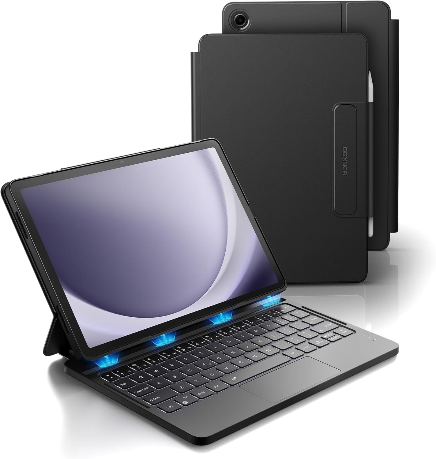 Dexnor Keyboard Case for Samsung Galaxy Tab A9 Plus Multi-Touch Trackpad A9+