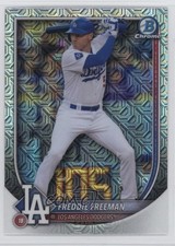 2025 Bowman Mega Box Chrome Mojo Refractor Freddie Freeman #5 14ll