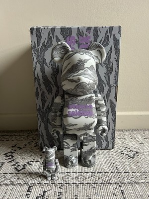 MEDICOM TOY Bearbrick Atmos x Solebox Be@rbrick 400% & 100% - Neu
