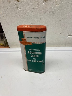 GM  POLISHING CLOTH CAN 1950S ??