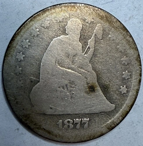 1877 - Seated Liberty Quarter - Exact Coin Imaged #SL232