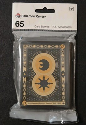 NEW OFFICIAL POKEMON CENTER LUNATONE & SOLROCK ECLIPSE DECK SLEEVES 65 CT