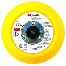3M 05775 Hookit 5x3/4 Inch Disc Pad, Hook and Loop Attachment