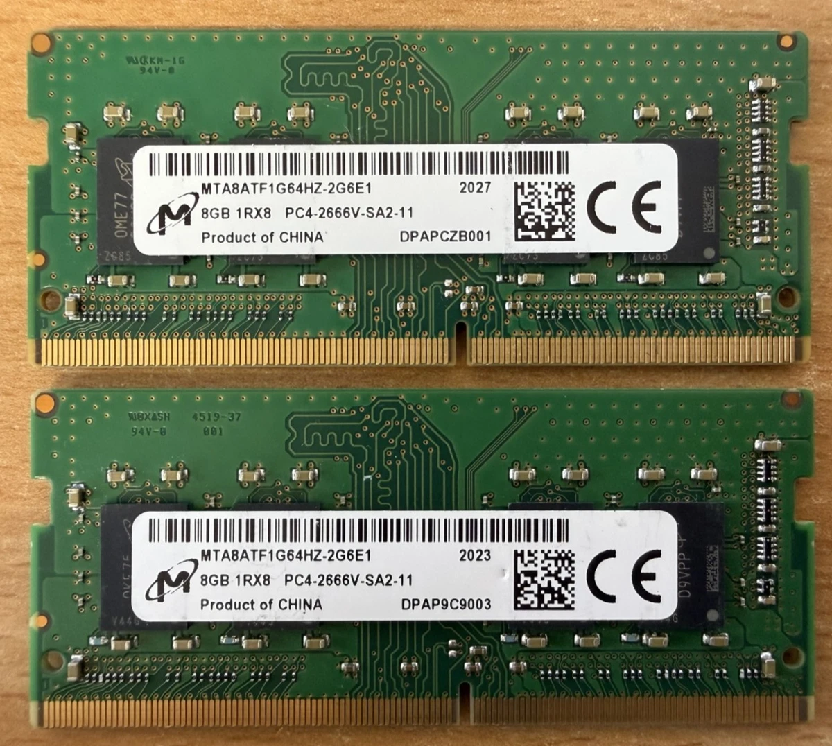 8 GB Capacity per Module DDR4 SDRAM Memory (RAM) 2 Modules for