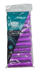 Salon Care Professional Perm Rods 12 rods 3/4" 18 MM Purple NEW