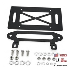 Hawse Fairlead License Plate Mount 10 Inch Winch Mounting Bracket 10-inch SUVs