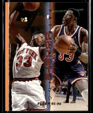 1995-96 Fleer #3 Patrick Ewing Double Double Knicks Basketball Card 3202E