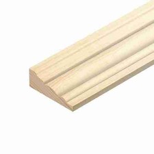 12x34mm Decorative Pine Wood Panel Moulding Wall Trim Picture Frame Rail (4-12 R