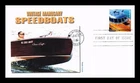 US COVER FIRST DAY OF ISSUE PANDA CACHETS SPEEDBOATS 1939 HACKER CRAFT