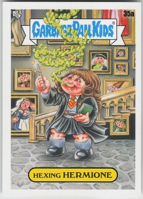 Garbage Pail Kids Hexing Hermione  Garbage Pail Kids Book Worms 35a