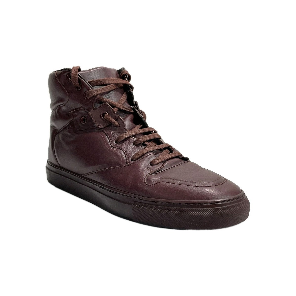 Mens high top BALENCIAGA distressed lambskin leather???? BALENCIAGA Strike Distressed Leather Boots for Men | MR PORTER main image 2