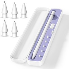 Pencil Case Compatible with Apple Pencil Pro/1st/2nd Gen/USB-C,Contain 5 Pack...