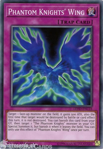 LEHD-ENC23 Phantom Knights' Wing 1st Edition Mint YuGiOh Card