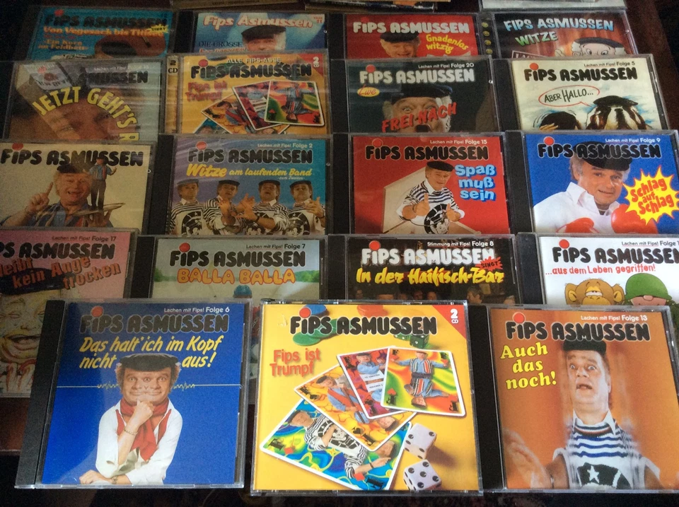 Fips Asmussen - Folge 2 5 6 7 8 9 12 13 14 15 16 17 19 20 21 [21 CD] LIVE Witze - Bild 2 von 2