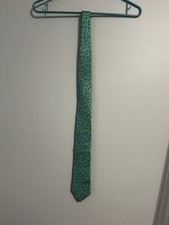 BIRD DOG BAY "Puppy Love" Green Men’s Neck Tie Made In Usa
