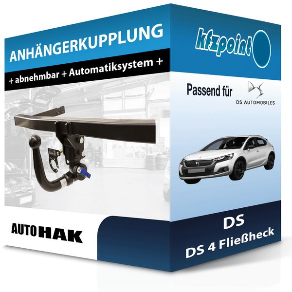 Auto Hak AnhäNgekupplung Abnehmbar Passend FüR Ds Ds 4 FließHeck 07.2015-12.2018-image