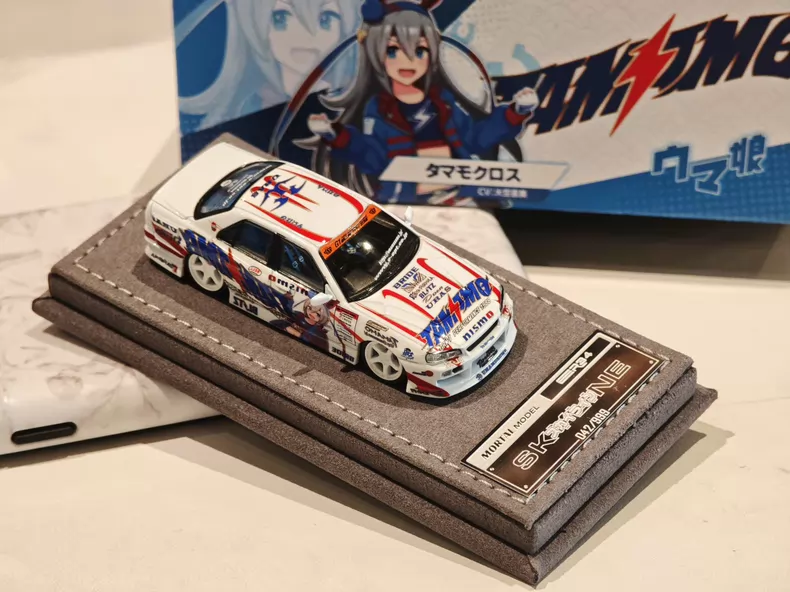 Mortal 1/64 Nissan ER34 Itasha Uma Musume True Tears Shenzhen Expo