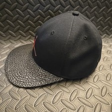 Nike Air Jordan Jumpman Strapback Cap Youth Size Black Red Elephant Print