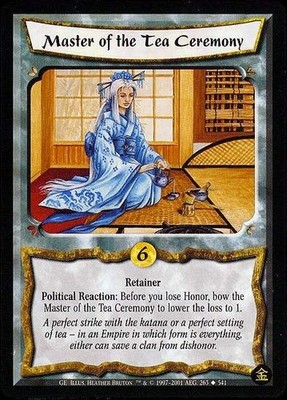 Master of the Tea Ceremony - Gold Edition - Legend of the Five Rings CCG