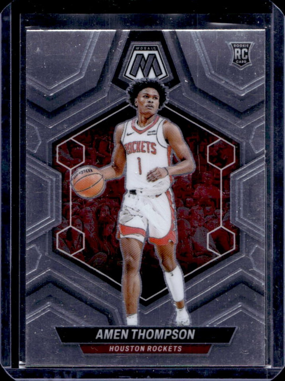 2023-24 Mosaic Amen Thompson RC Rookie #230 Rockets