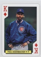 1992 US Playing Card Chicago Cubs Box Set Paul Assenmacher #KD 0q3
