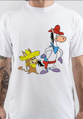 Quick Draw McGraw WHITE T-shirt unisex short sleeve All sizes 72