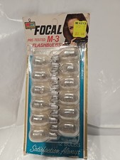 Focal M3 Flash Bulbs Photoflash Camera Clear Kmart Vintage of 12 NOS