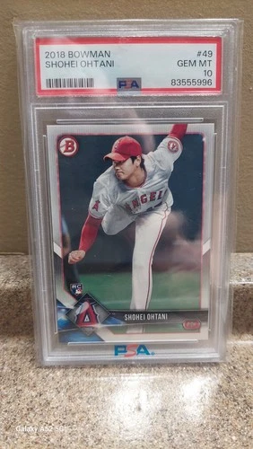 New ListingSHOHEI OHTANI RC 2018 Bowman Baseball Rookie Card #49 MLB Angels PSA 10 Gem Mint