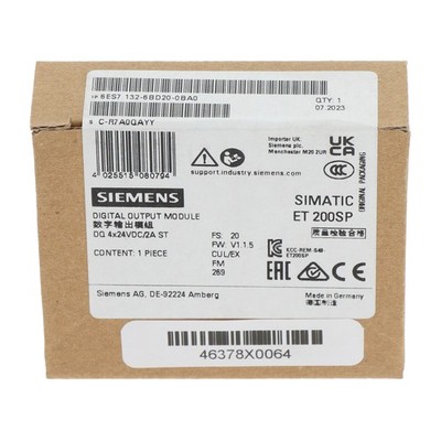 Siemens 6ES7132-6BD20-0BA0 New NFP Sealed