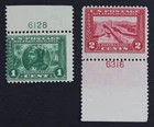 CKStamps: US Stamps Collection Scott#397 1c Mint H OG #398 Mint LH OG