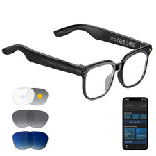 Tulbeys Ai Smart Glasses Camera 8Mp Hd Camera Glasses Video Recording Dual Mic