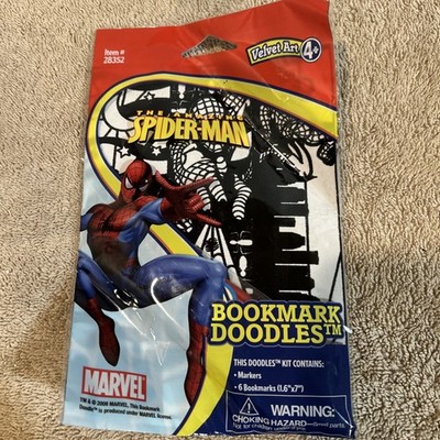Spider-man Bookmark Doodles Marvel Comics By Velvet Art