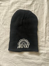 Black iBUYA Logo Beanie Hat Knit Style, Unise...