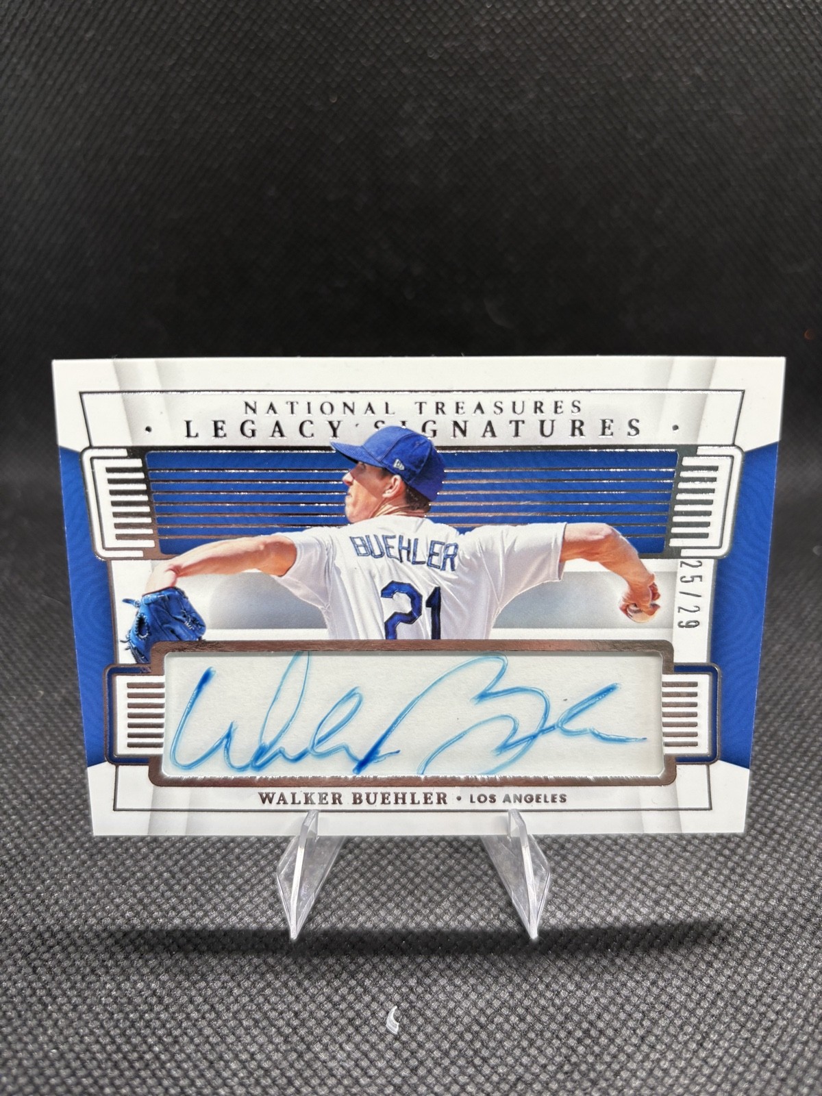 2022 Panini National Treasures - Legacy Signatures Walker Buehler #LS-48 /29...