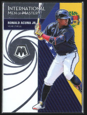 2021 Panini Mosaic Baseball Ronald Acuna Jr. International Men Of Mastery #IM10