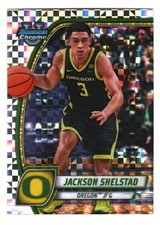 Jackson Shelstad 2024-25 Bowman Chrome University Basketball #77 X-Factor
