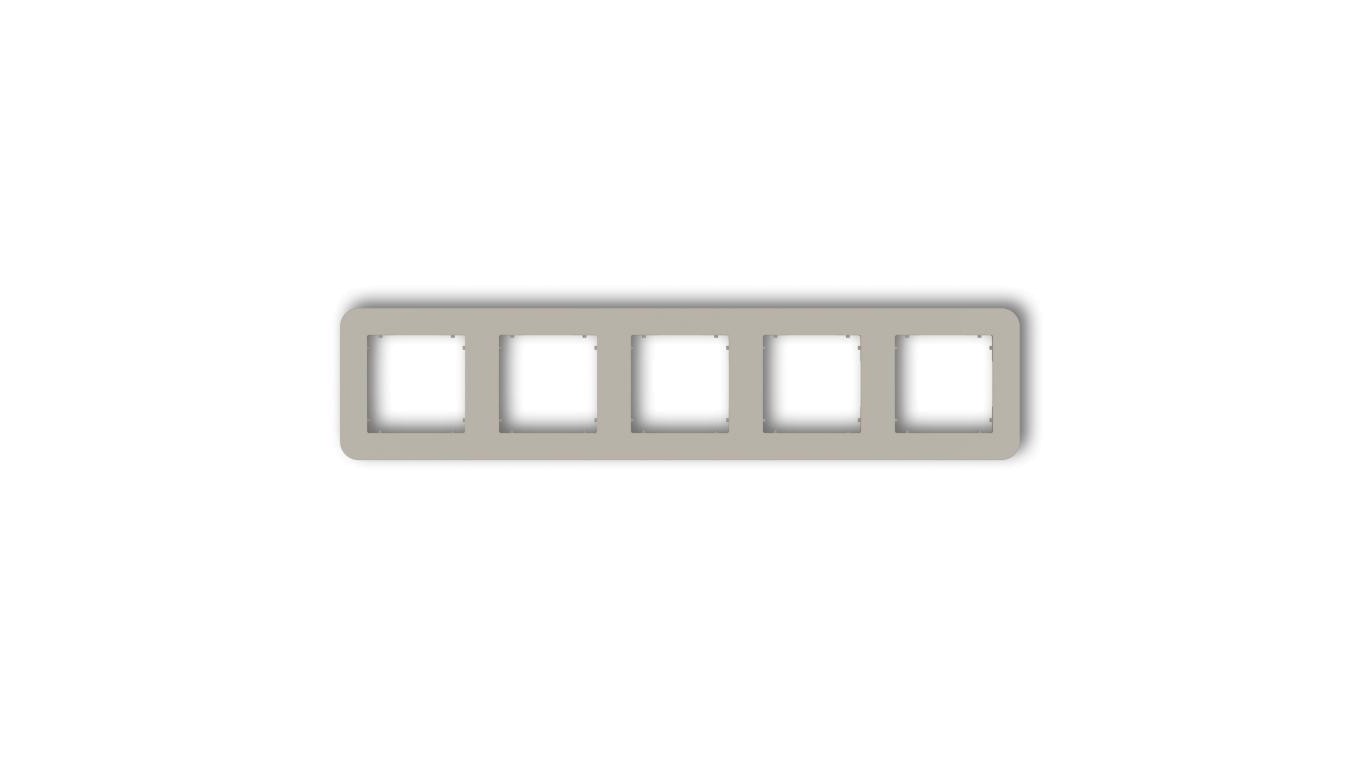Universal frame five-fold rounded with MINI 60MRTZ-5