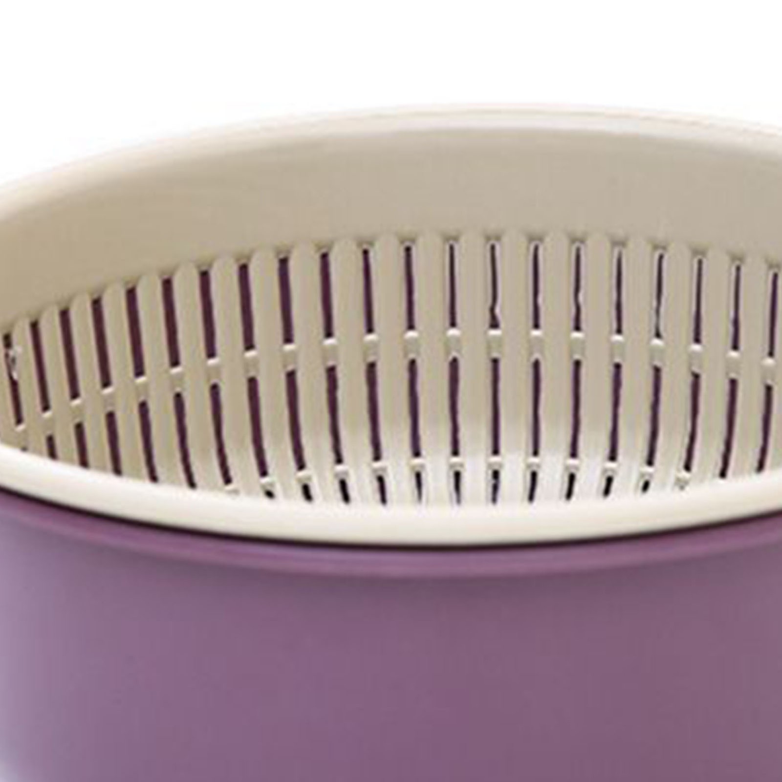 Vegetable Washing Basket Thickened Double Layer Round Multifunctional Plastic