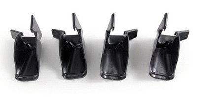 American Motorhome RV Gutter spout Extensions, 4/pack Black 42110